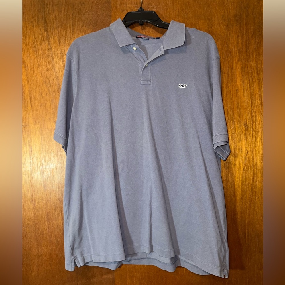 🌹 Vineyard Vines Classic Blue Polo Shirt